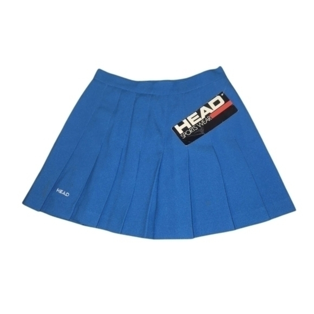 Women’s Vintage Head Sportswear Tennis Skirt Blue Sz 6 Made In Philippines